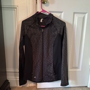 Women's Gray Full-Zip Jacket
